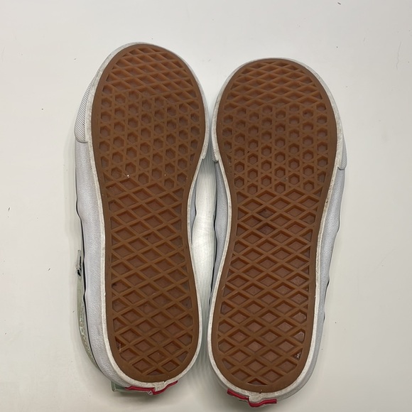 Mint Green checkered slip on vans - Picture 5 of 5